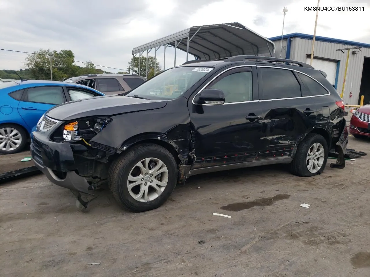 2011 Hyundai Veracruz Gls VIN: KM8NU4CC7BU163811 Lot: 70226224