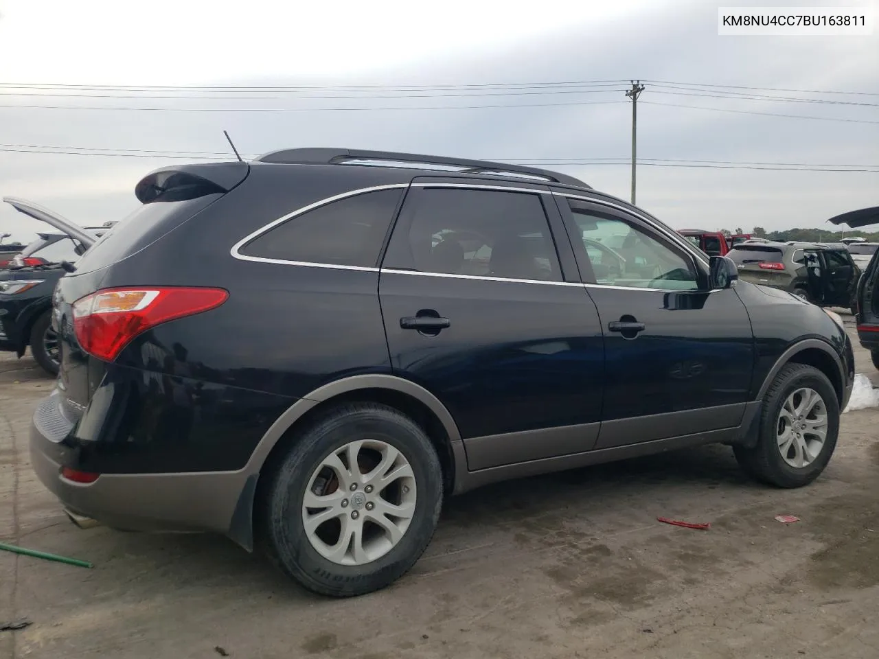 2011 Hyundai Veracruz Gls VIN: KM8NU4CC7BU163811 Lot: 70226224