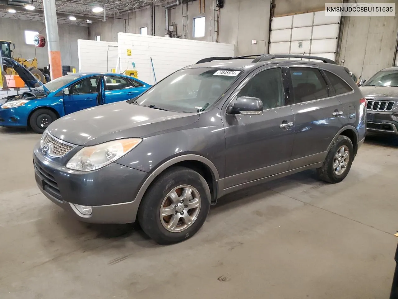 2011 Hyundai Veracruz Gls VIN: KM8NUDCC8BU151635 Lot: 74848674