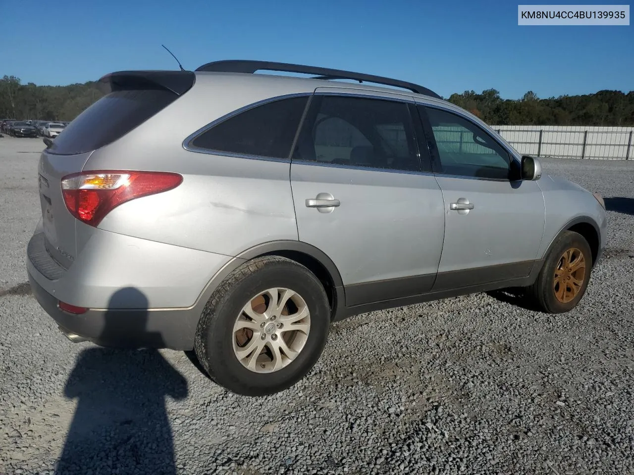 2011 Hyundai Veracruz Gls VIN: KM8NU4CC4BU139935 Lot: 75468444