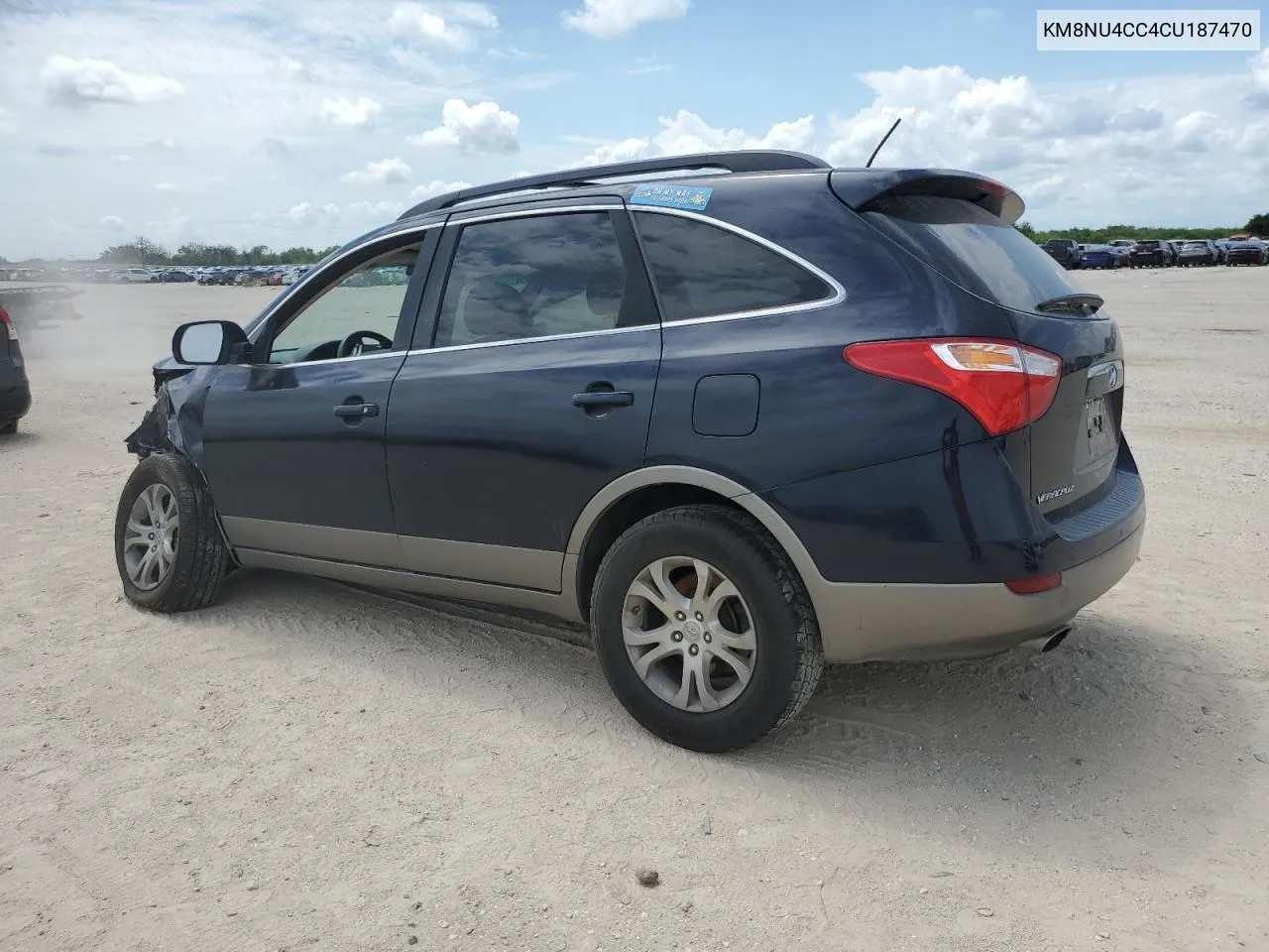 2012 Hyundai Veracruz Gls VIN: KM8NU4CC4CU187470 Lot: 62531614