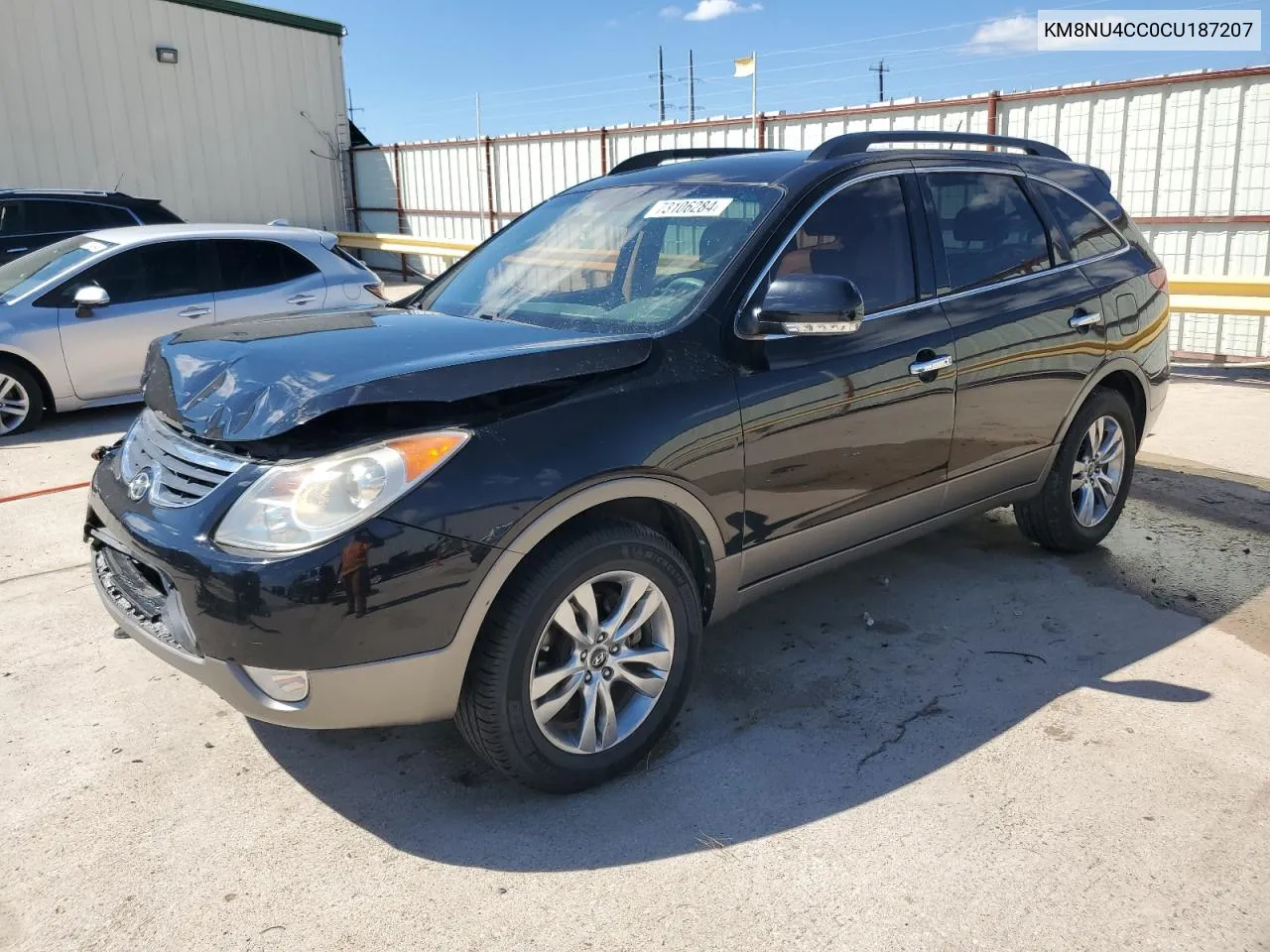 2012 Hyundai Veracruz Gls VIN: KM8NU4CC0CU187207 Lot: 73106284