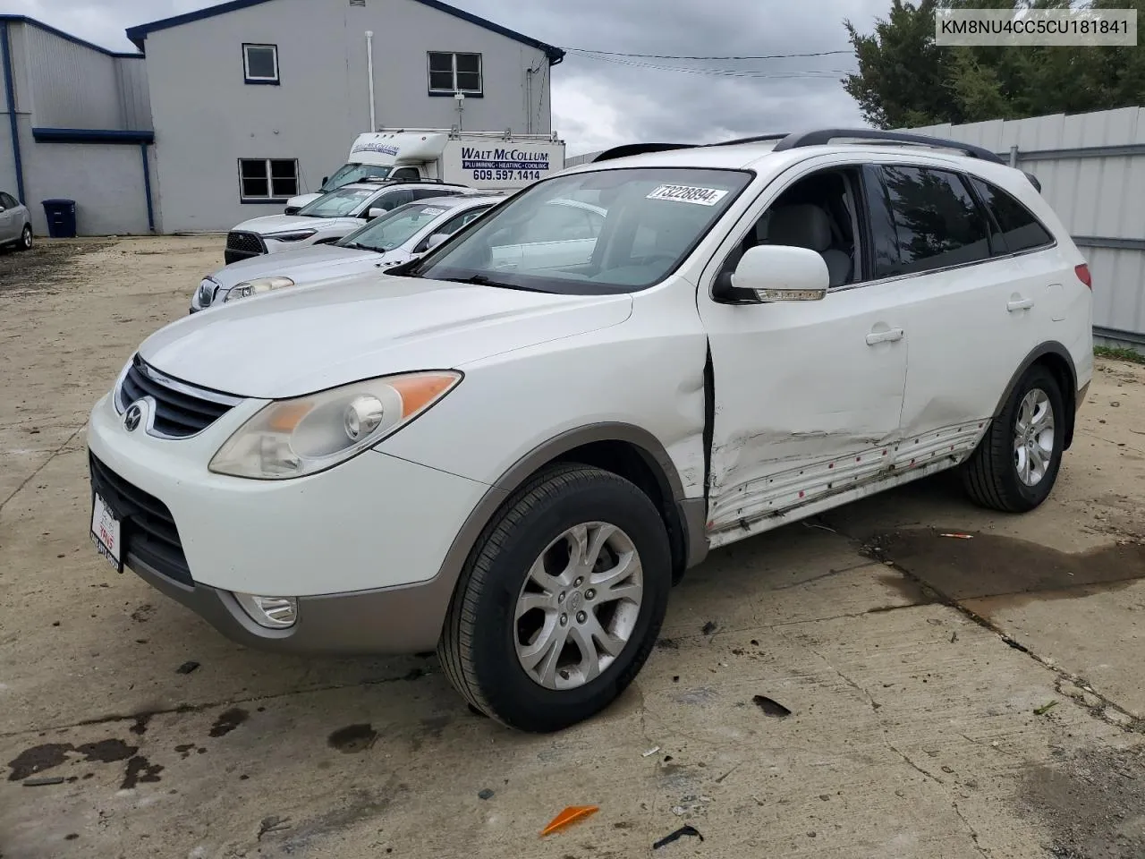 2012 Hyundai Veracruz Gls VIN: KM8NU4CC5CU181841 Lot: 73228894