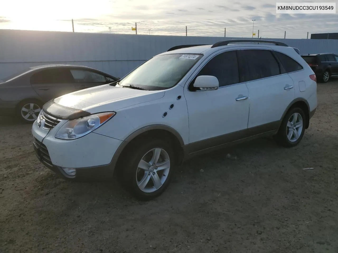 2012 Hyundai Veracruz Gls VIN: KM8NUDCC3CU193549 Lot: 74974274