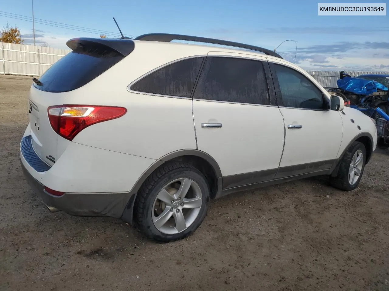 2012 Hyundai Veracruz Gls VIN: KM8NUDCC3CU193549 Lot: 74974274