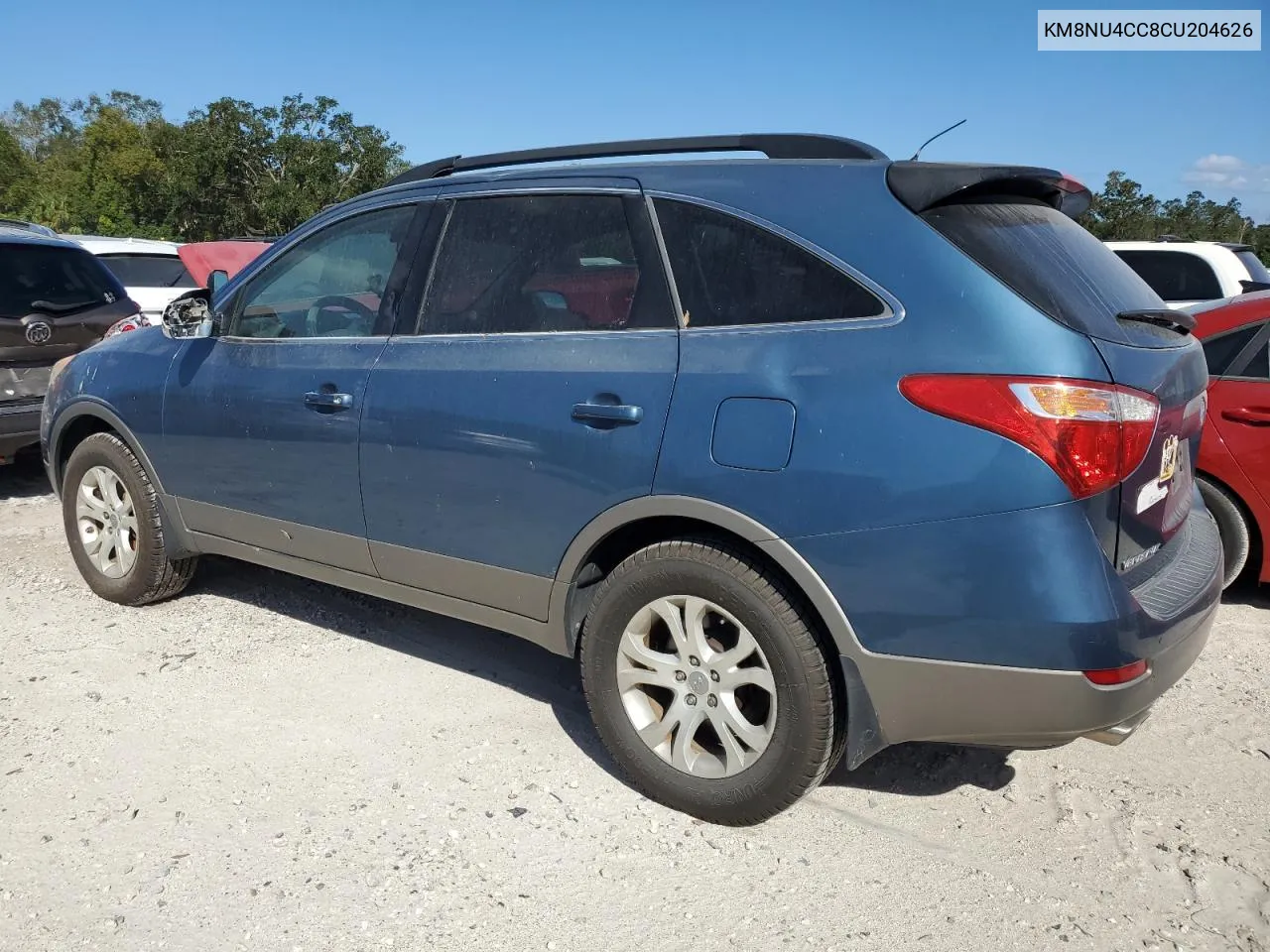 2012 Hyundai Veracruz Gls VIN: KM8NU4CC8CU204626 Lot: 76197984