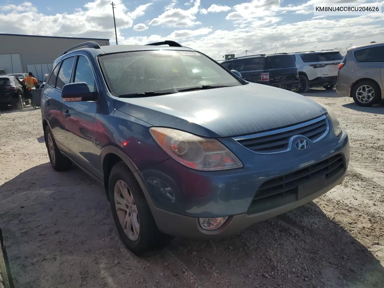 2012 Hyundai Veracruz Gls VIN: KM8NU4CC8CU204626 Lot: 76197984