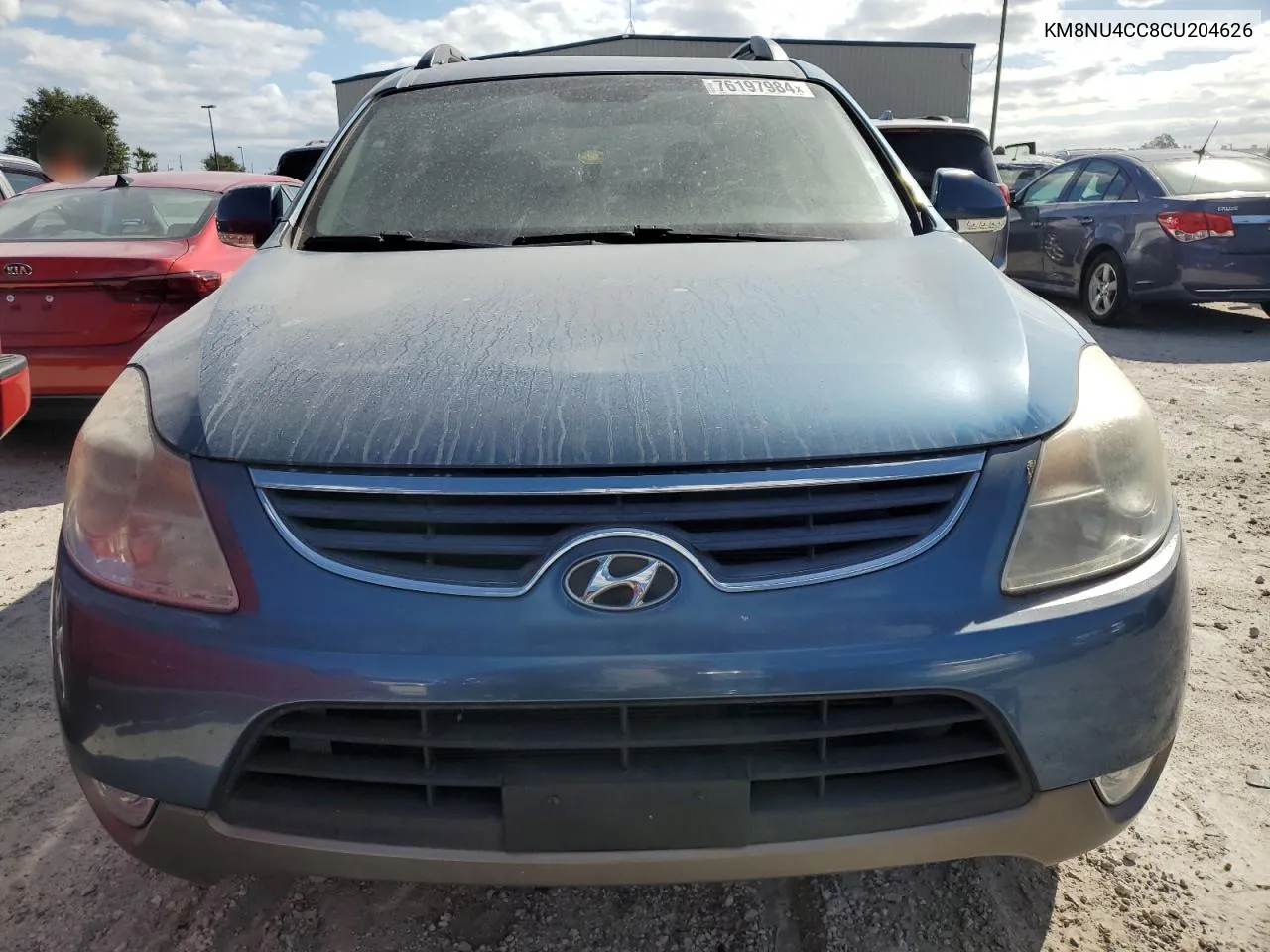 2012 Hyundai Veracruz Gls VIN: KM8NU4CC8CU204626 Lot: 76197984