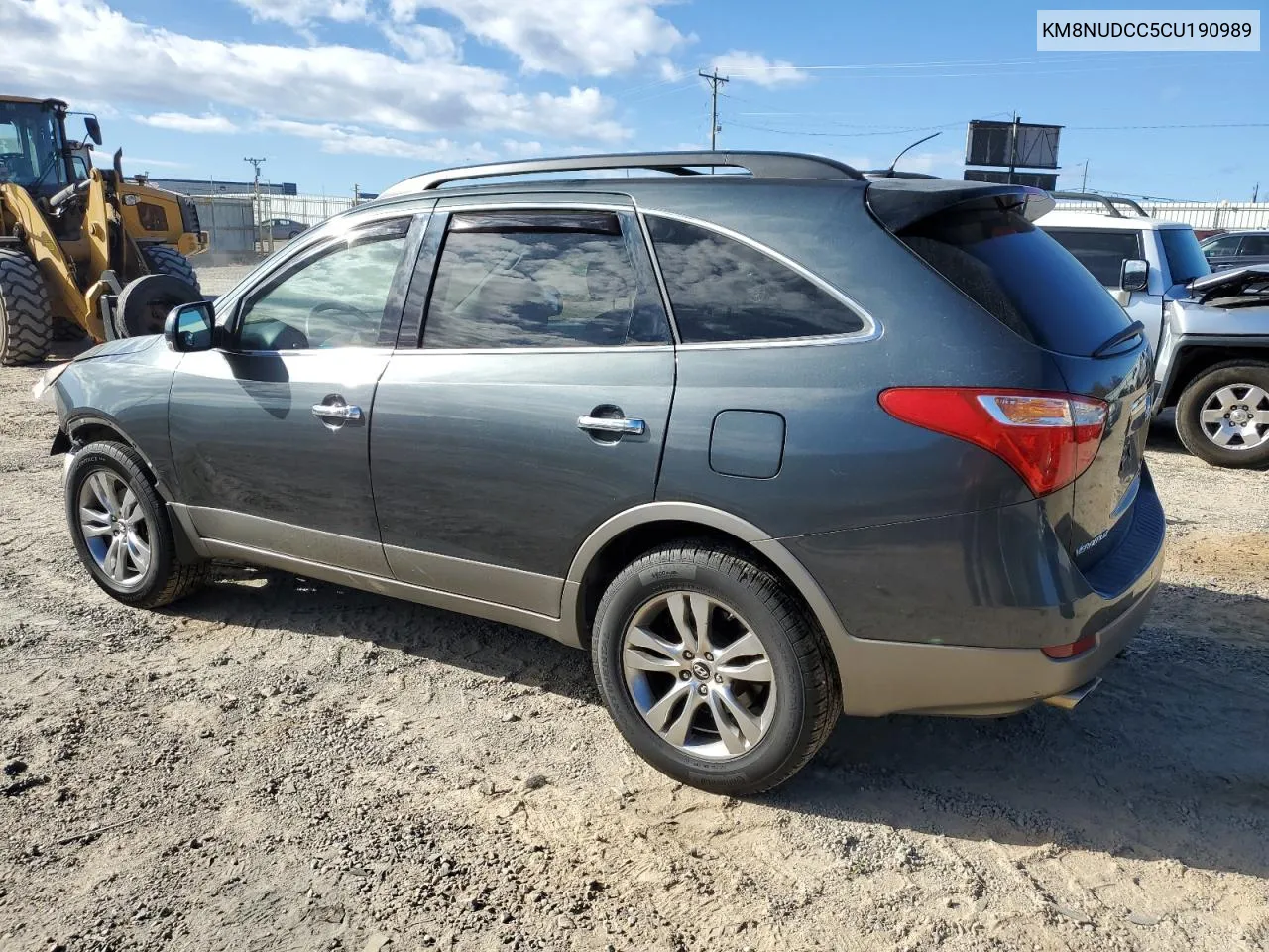 2012 Hyundai Veracruz Gls VIN: KM8NUDCC5CU190989 Lot: 78059704