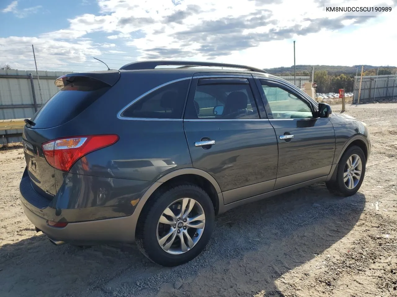 2012 Hyundai Veracruz Gls VIN: KM8NUDCC5CU190989 Lot: 78059704