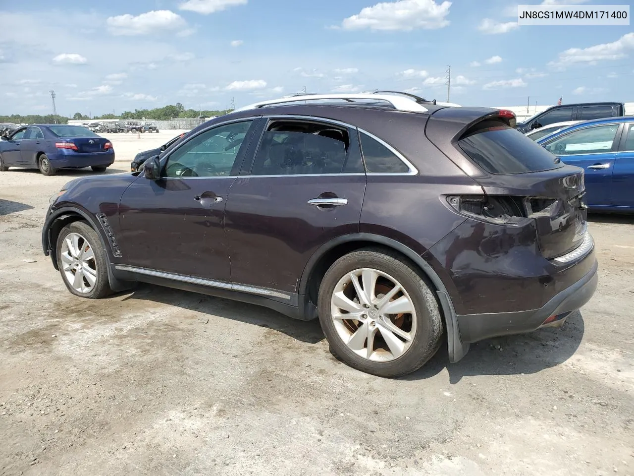 2013 Infiniti Fx37 VIN: JN8CS1MW4DM171400 Lot: 54539994