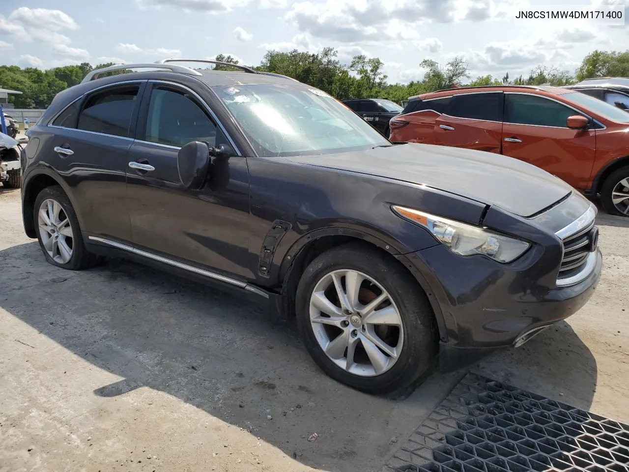 2013 Infiniti Fx37 VIN: JN8CS1MW4DM171400 Lot: 54539994