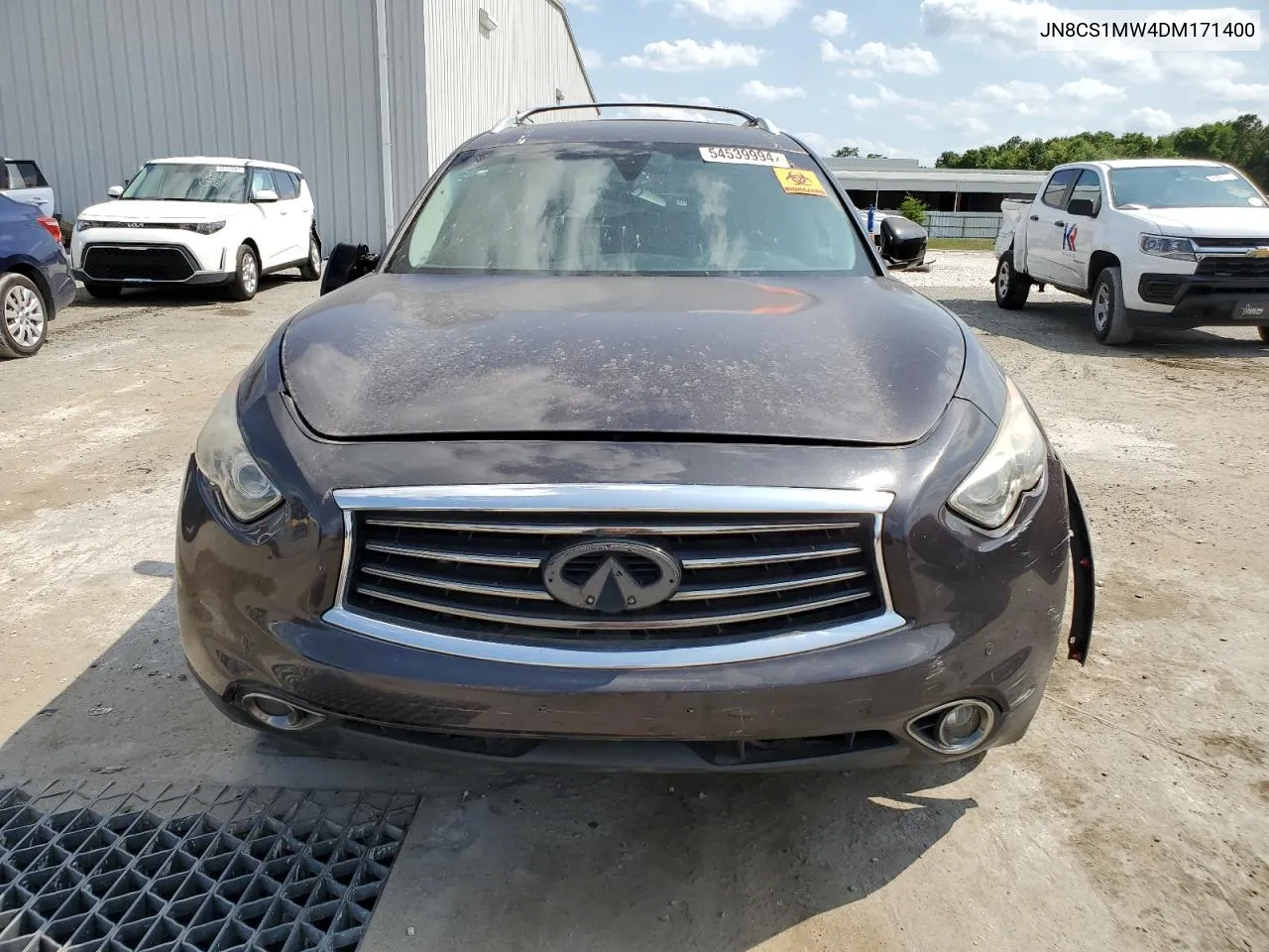 2013 Infiniti Fx37 VIN: JN8CS1MW4DM171400 Lot: 54539994