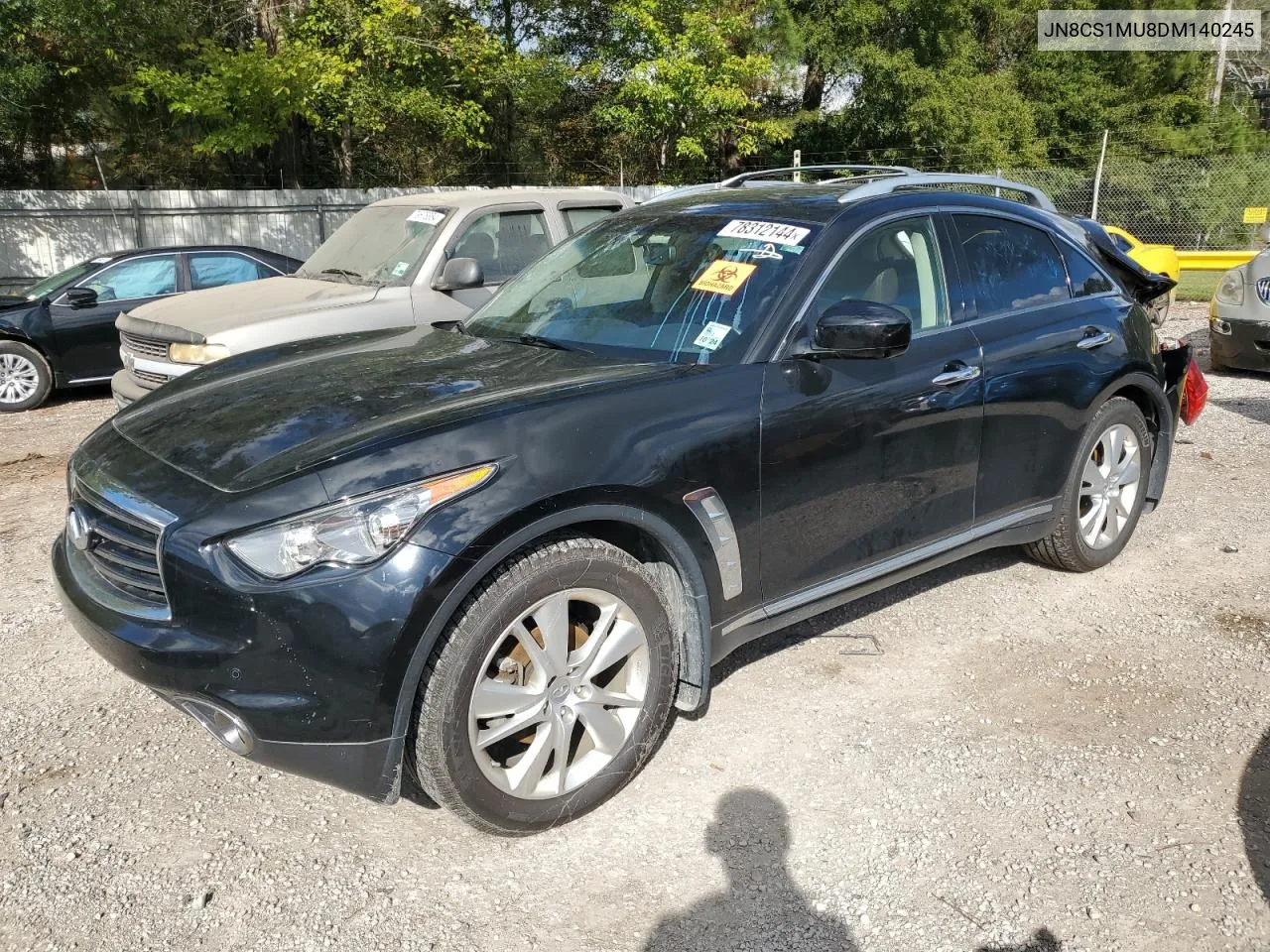 2013 Infiniti Fx37 VIN: JN8CS1MU8DM140245 Lot: 78312144