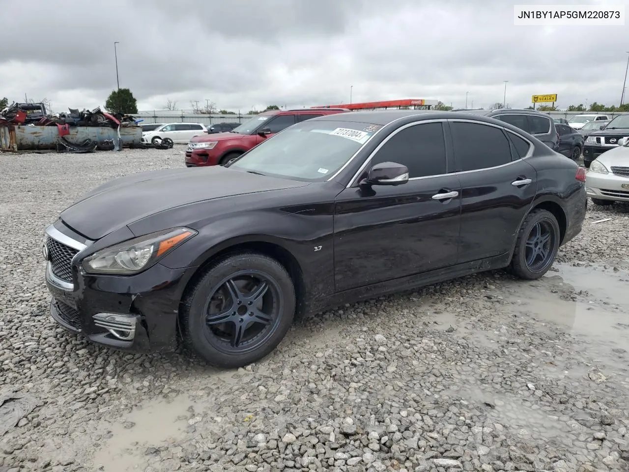 2016 Infiniti Q70 3.7 VIN: JN1BY1AP5GM220873 Lot: 72737004