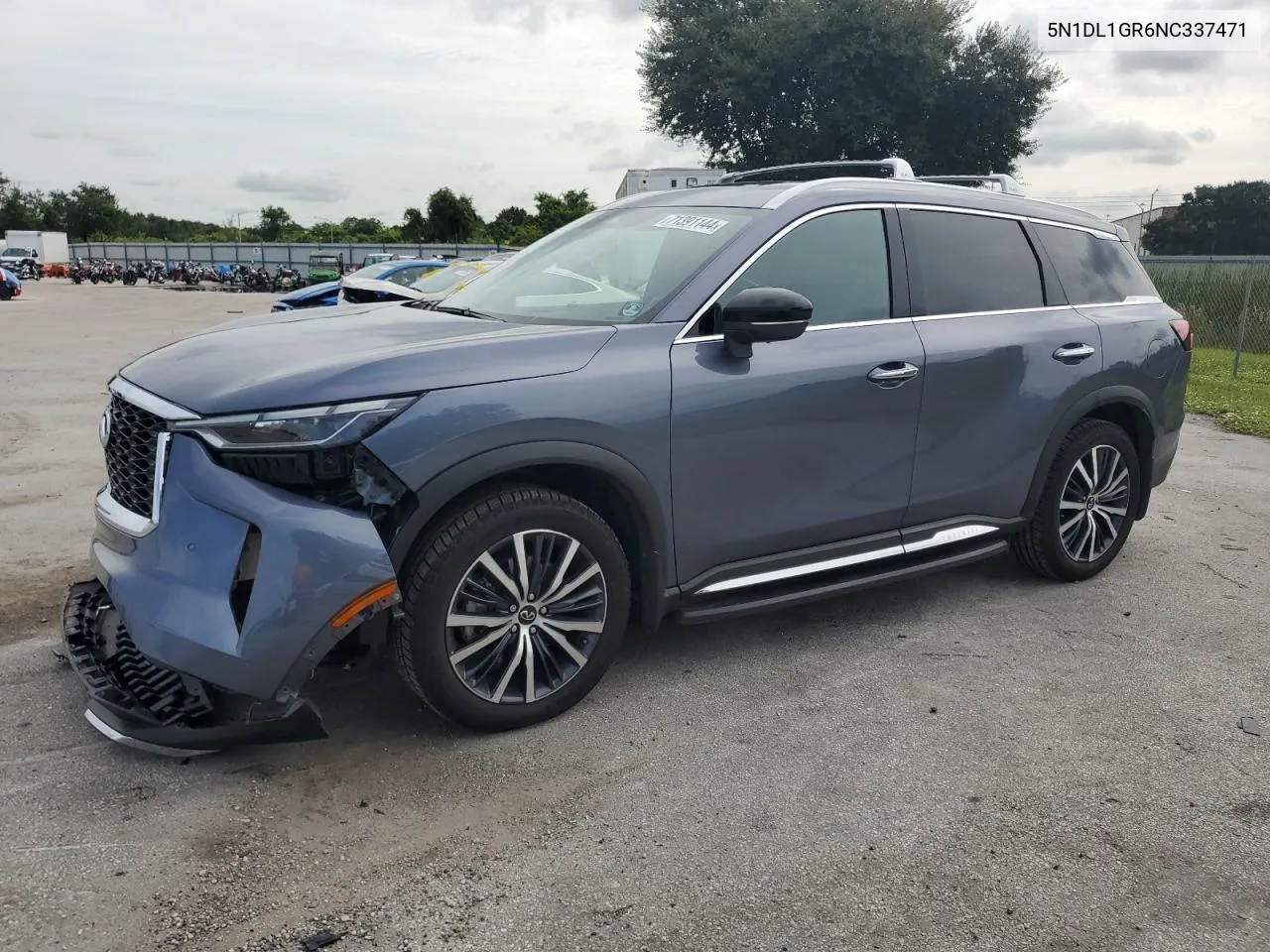 2022 Infiniti Qx60 Sensory VIN: 5N1DL1GR6NC337471 Lot: 71391144