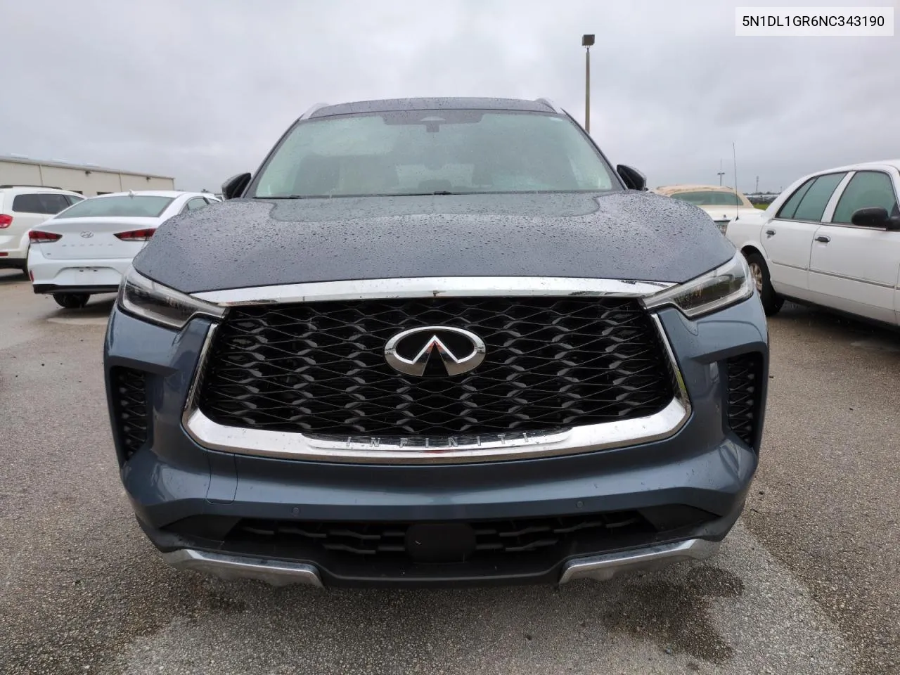 2022 Infiniti Qx60 Sensory VIN: 5N1DL1GR6NC343190 Lot: 74762964