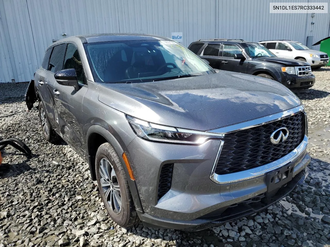 2024 Infiniti Qx60 Pure VIN: 5N1DL1ES7RC333442 Lot: 56331394