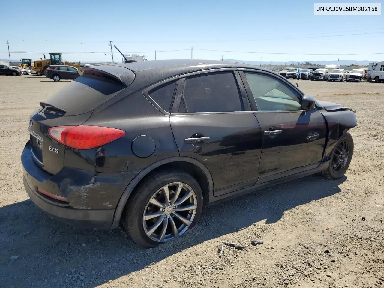 2008 Infiniti Ex35 Base VIN: JNKAJ09E58M302158 Lot: 61428314