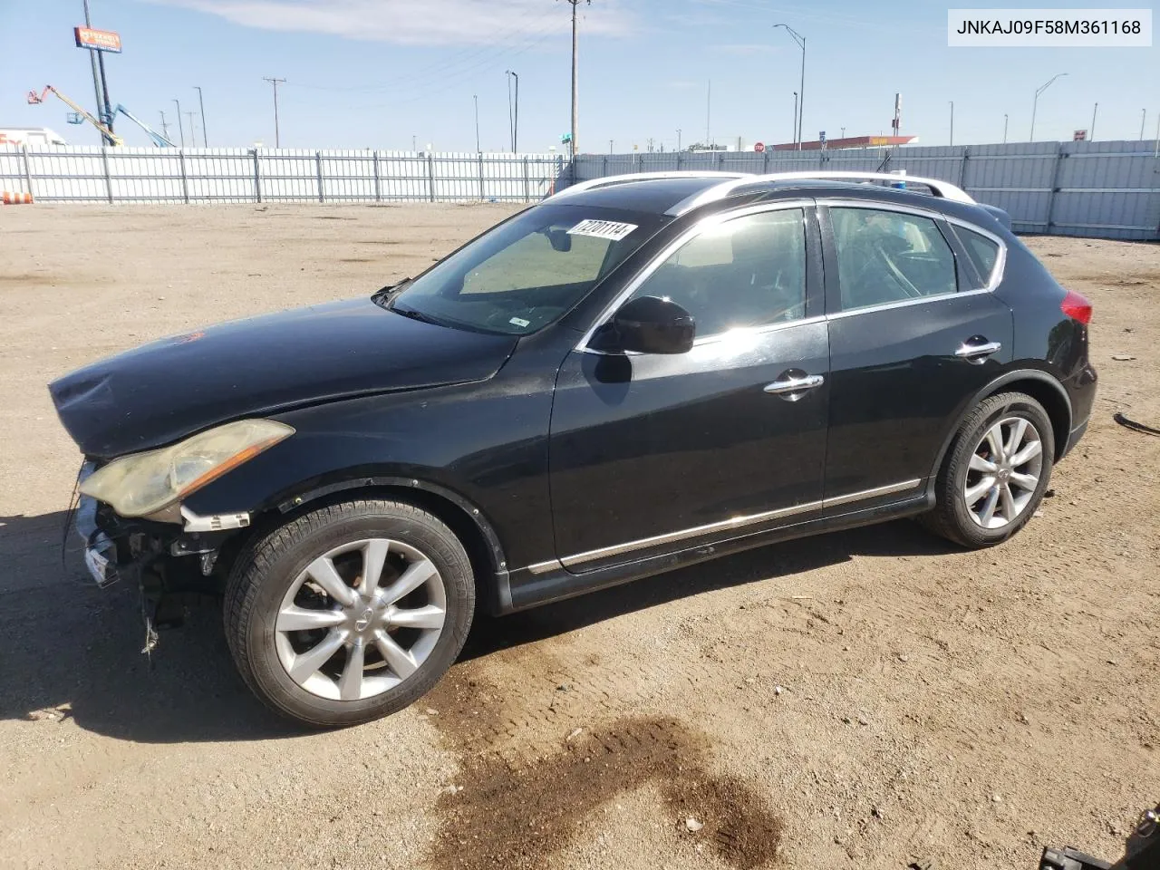 2008 Infiniti Ex35 Base VIN: JNKAJ09F58M361168 Lot: 72701114