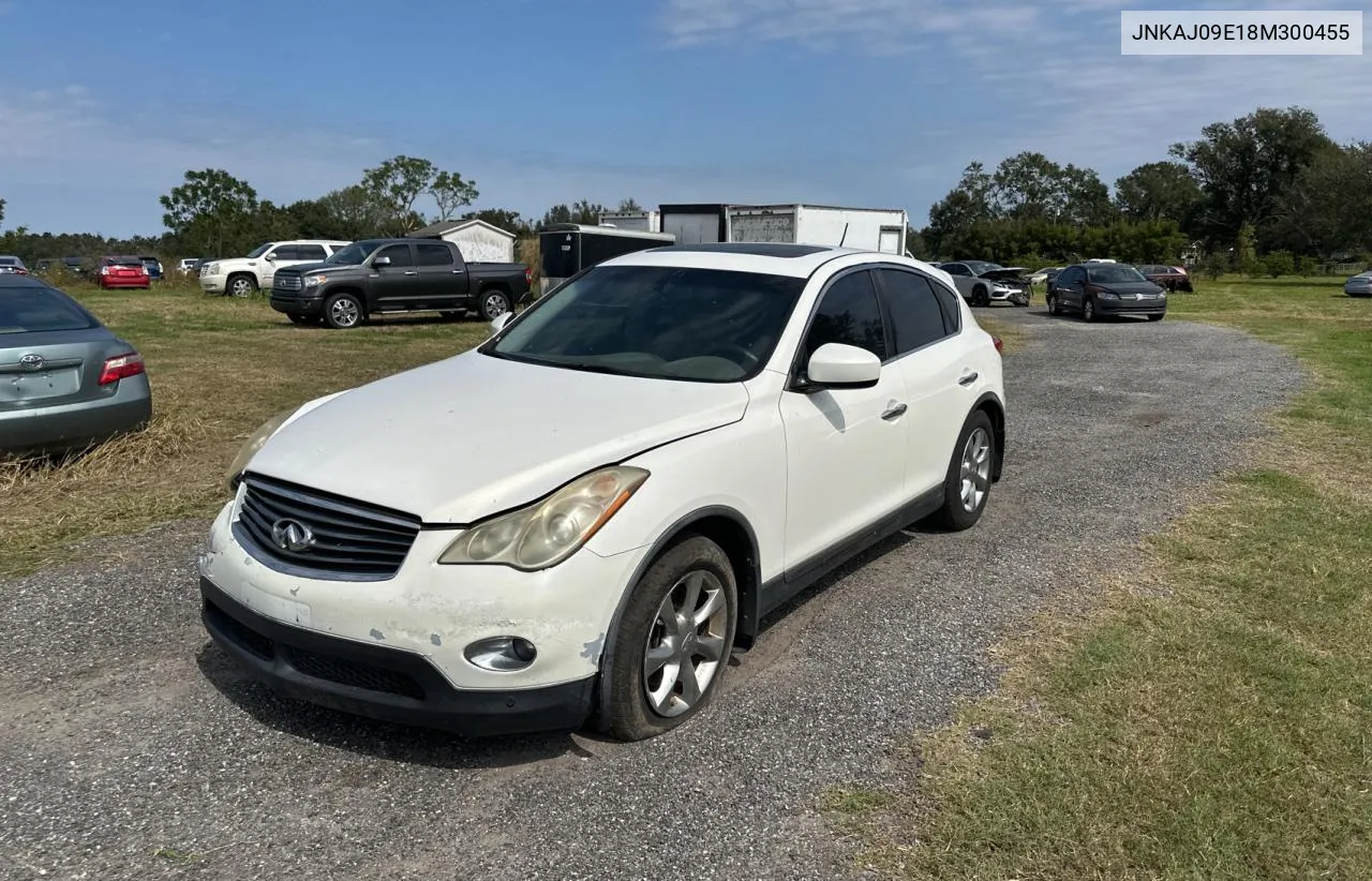 2008 Infiniti Ex35 Base VIN: JNKAJ09E18M300455 Lot: 76801564