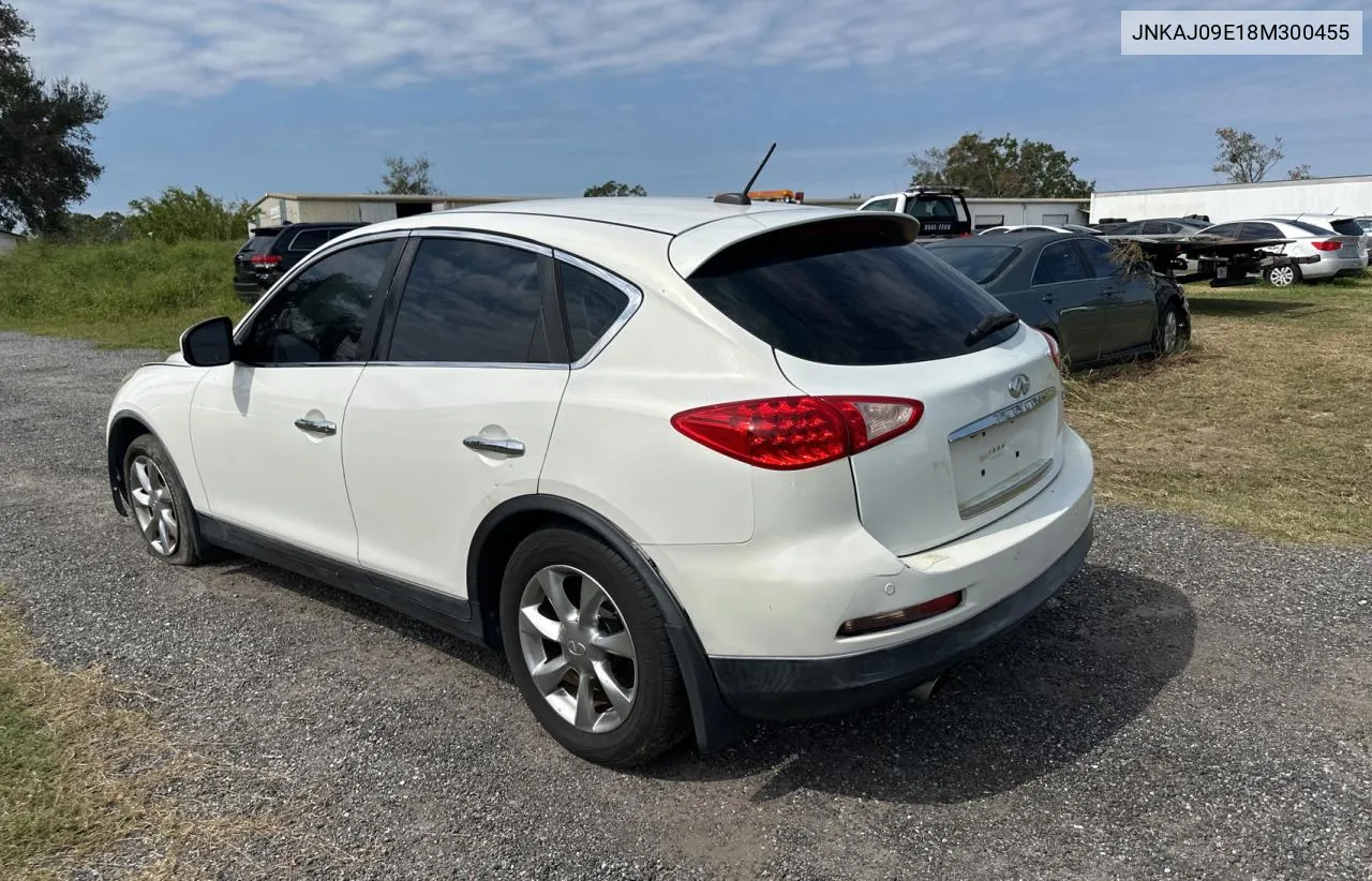 2008 Infiniti Ex35 Base VIN: JNKAJ09E18M300455 Lot: 76801564