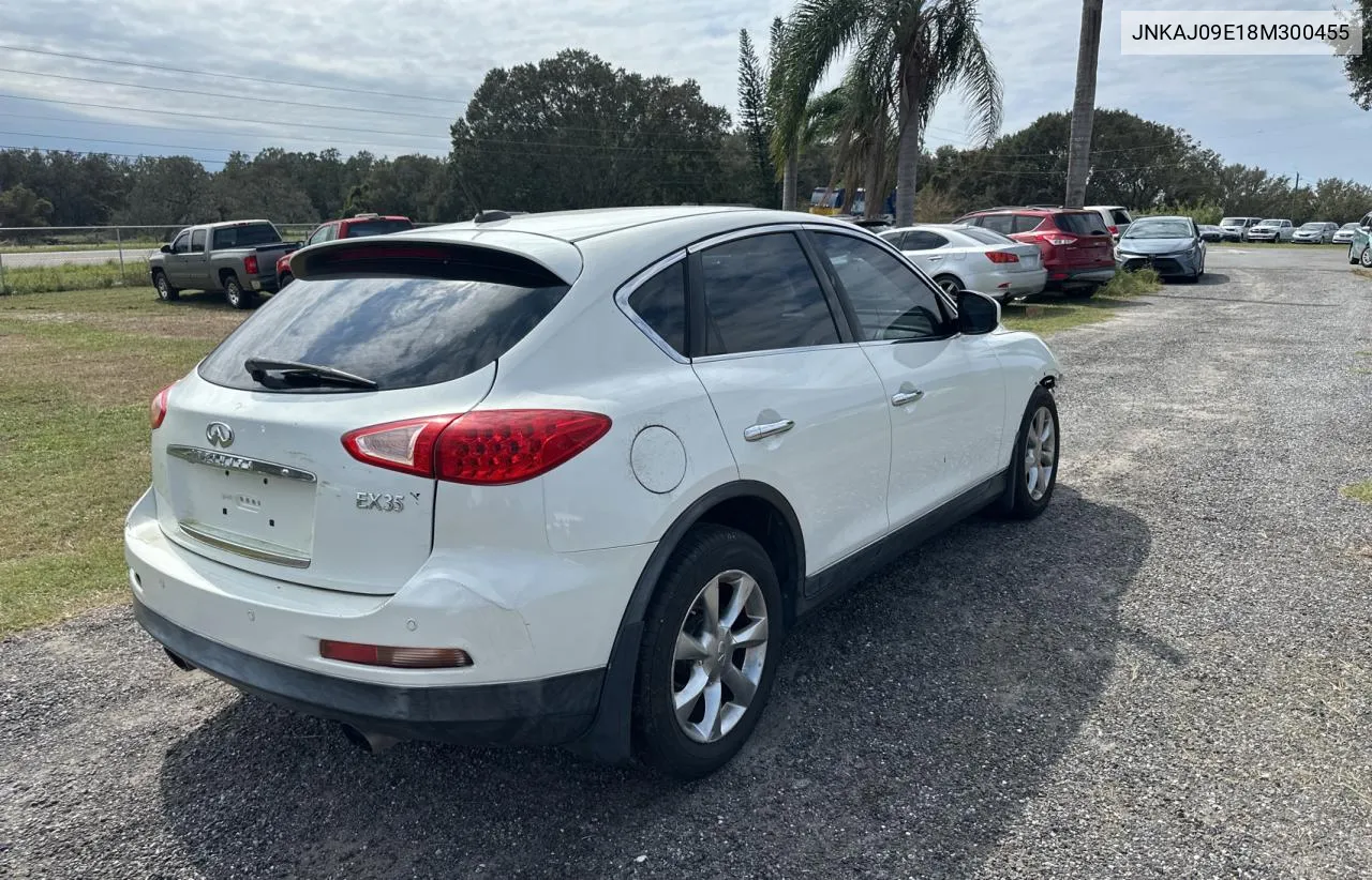 2008 Infiniti Ex35 Base VIN: JNKAJ09E18M300455 Lot: 76801564