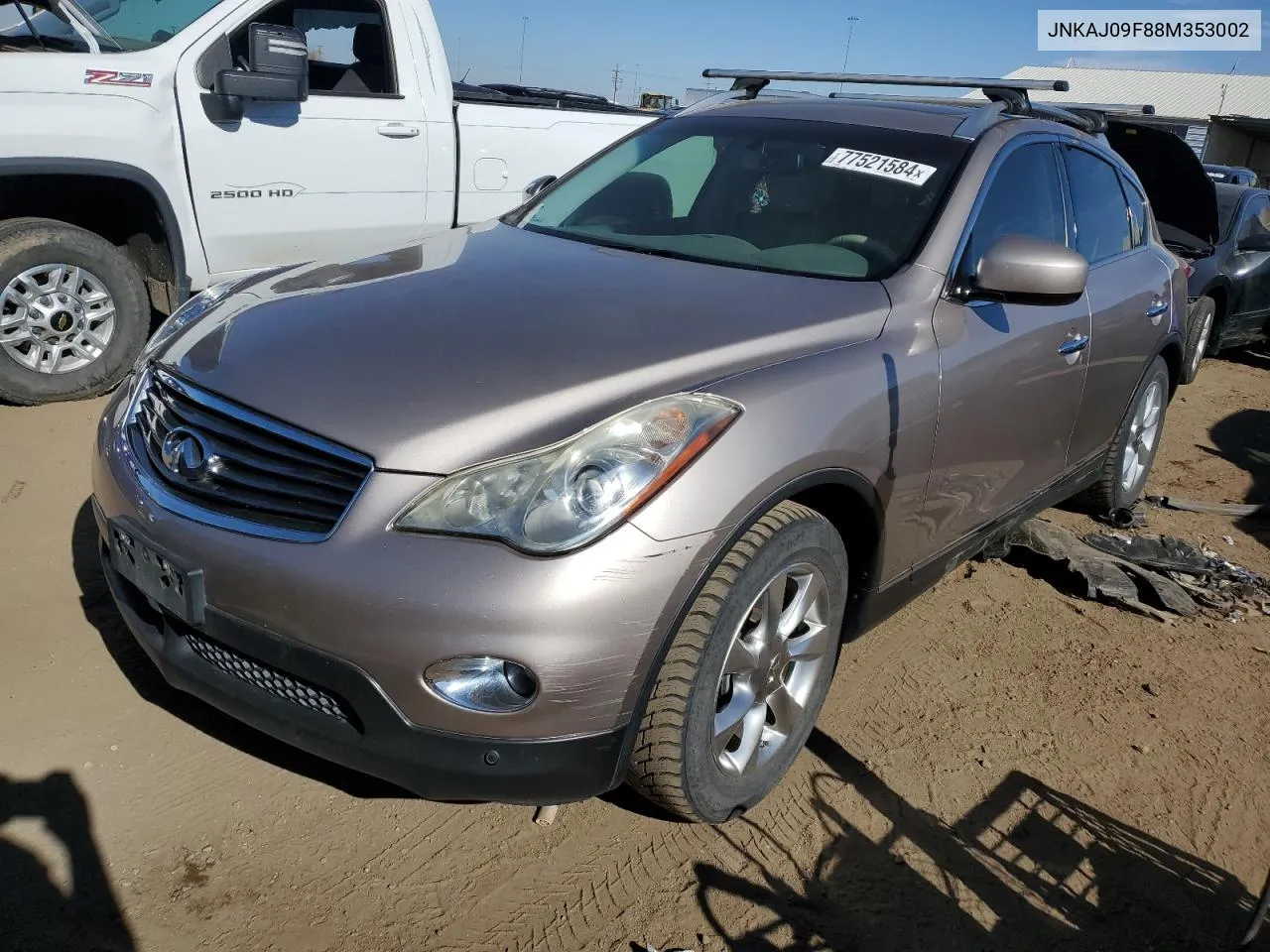 2008 Infiniti Ex35 Base VIN: JNKAJ09F88M353002 Lot: 77521584