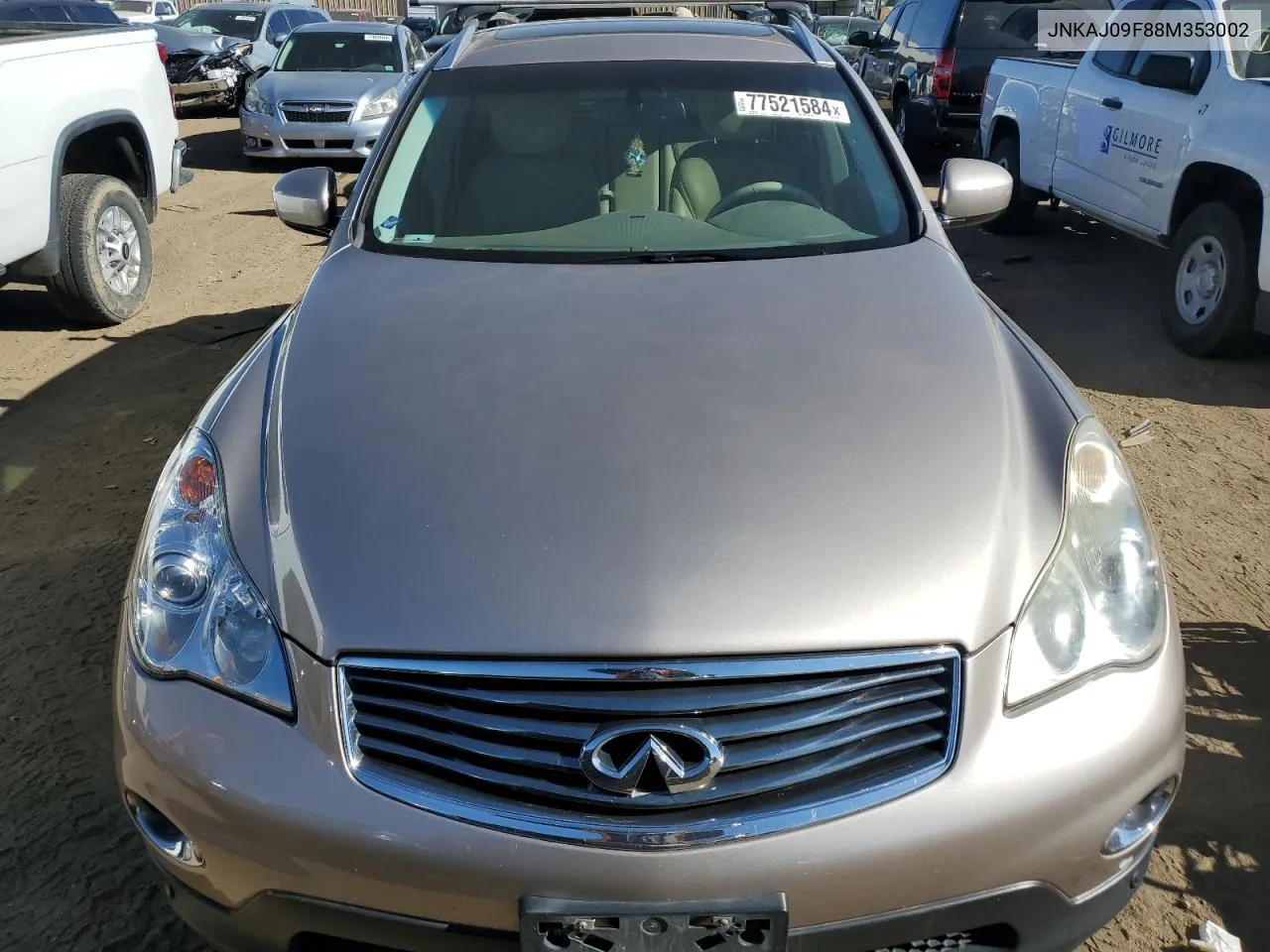 2008 Infiniti Ex35 Base VIN: JNKAJ09F88M353002 Lot: 77521584