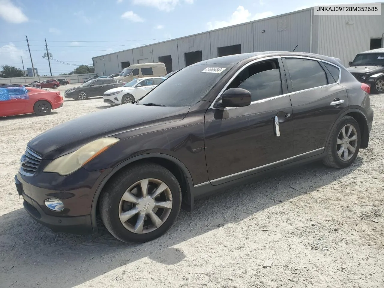 2008 Infiniti Ex35 Base VIN: JNKAJ09F28M352685 Lot: 77555454