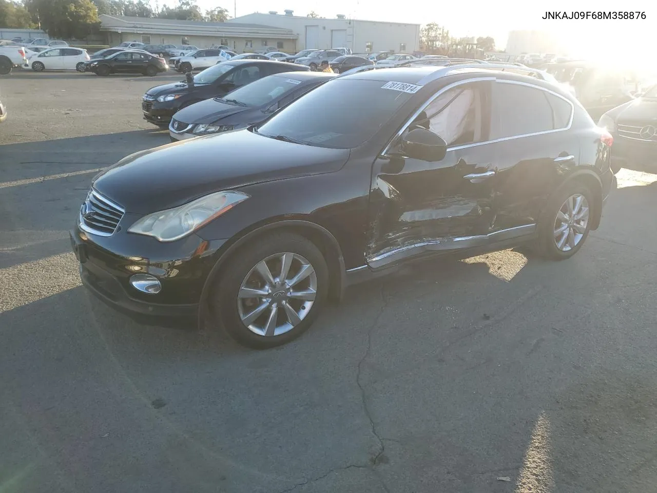 2008 Infiniti Ex35 Base VIN: JNKAJ09F68M358876 Lot: 78178814