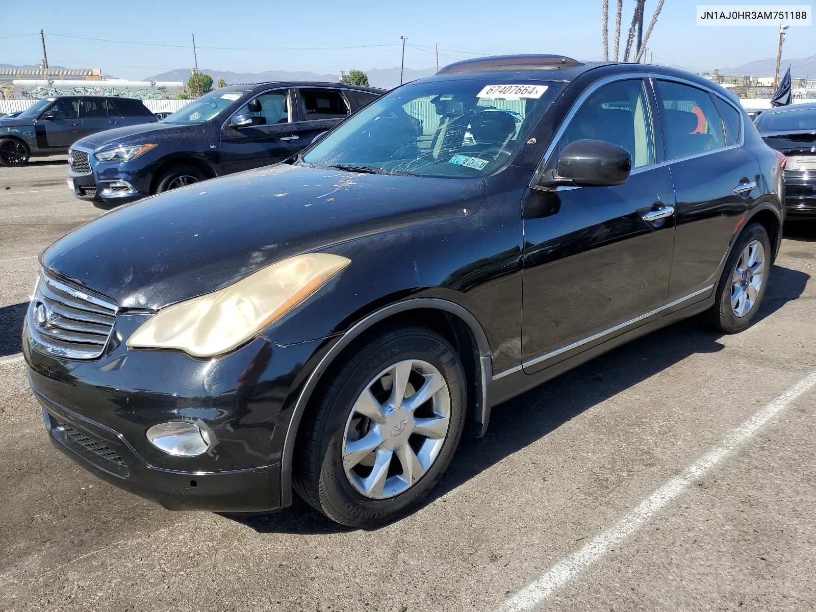 2010 Infiniti Ex35 Base VIN: JN1AJ0HR3AM751188 Lot: 67407664