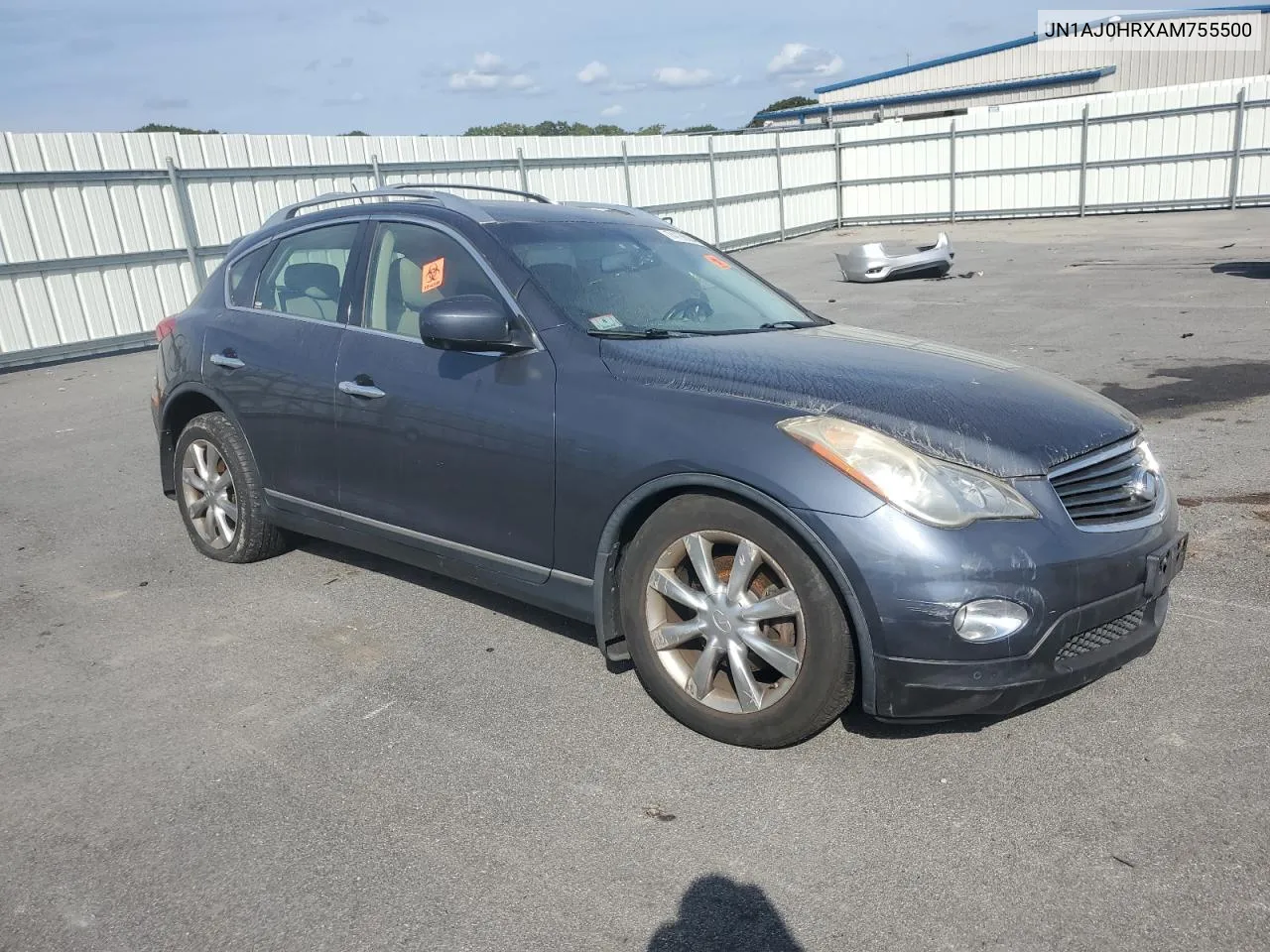 2010 Infiniti Ex35 Base VIN: JN1AJ0HRXAM755500 Lot: 74196004