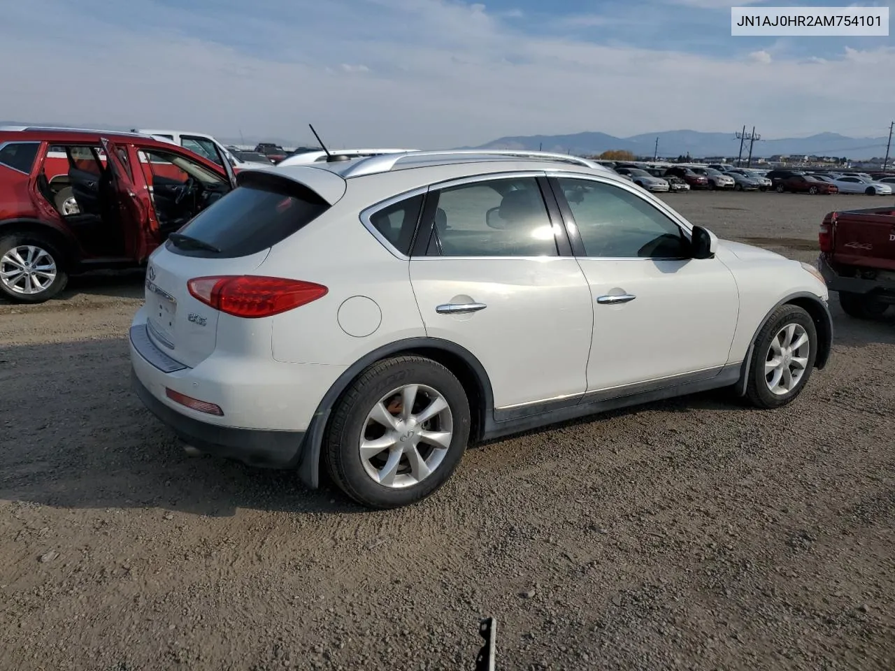 2010 Infiniti Ex35 Base VIN: JN1AJ0HR2AM754101 Lot: 74252434