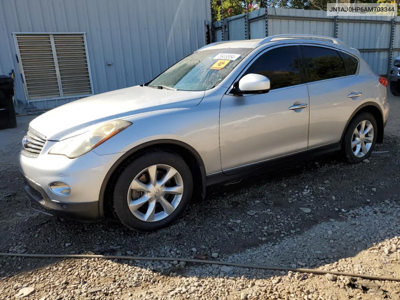 2010 Infiniti Ex35 Base VIN: JN1AJ0HP6AM703344 Lot: 76989854