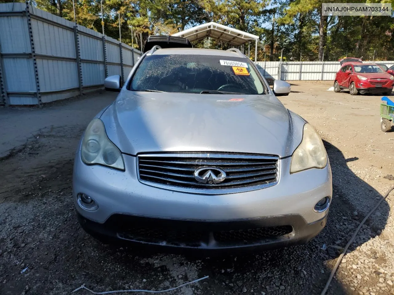 2010 Infiniti Ex35 Base VIN: JN1AJ0HP6AM703344 Lot: 76989854