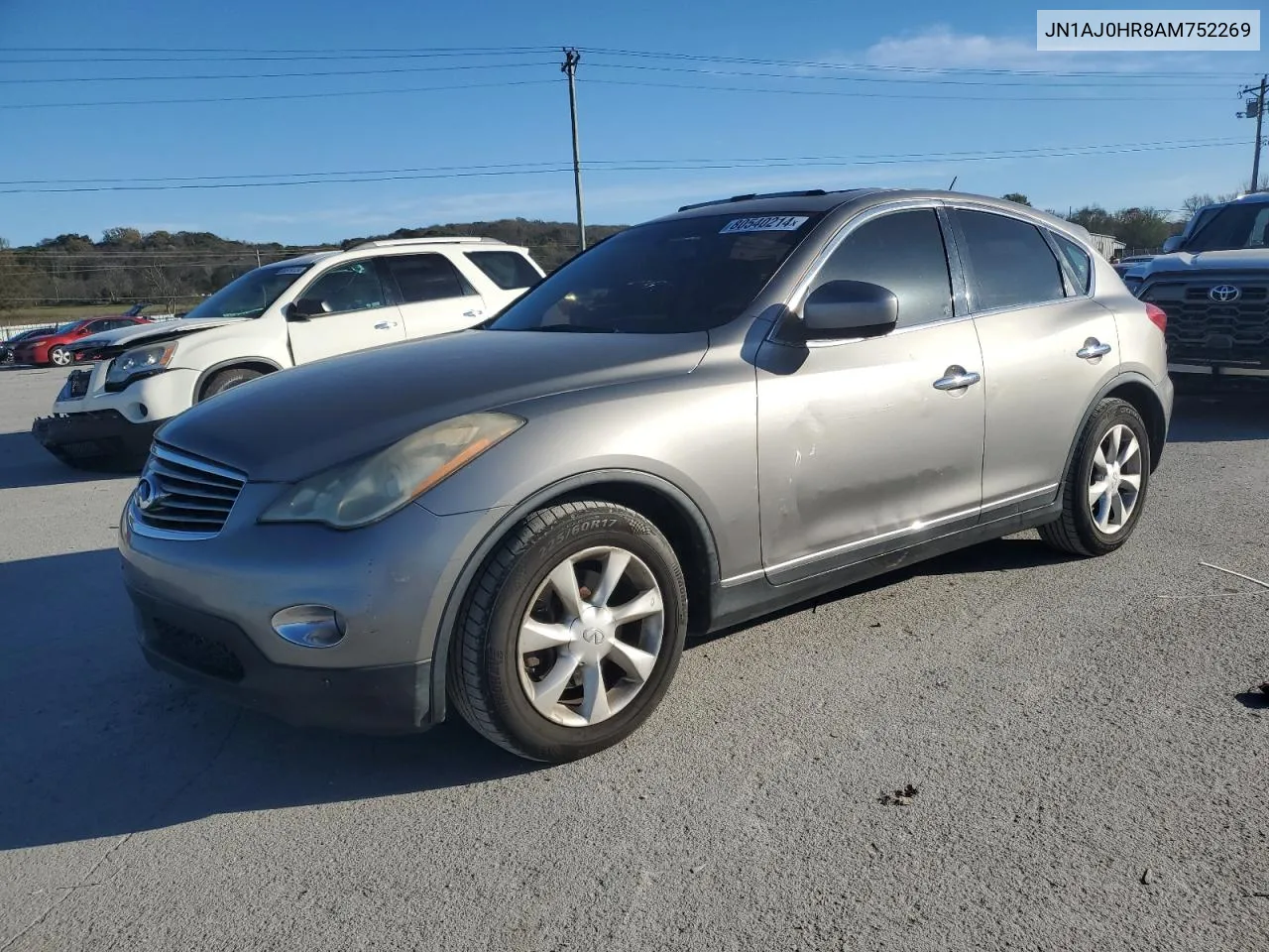 2010 Infiniti Ex35 Base VIN: JN1AJ0HR8AM752269 Lot: 80540214