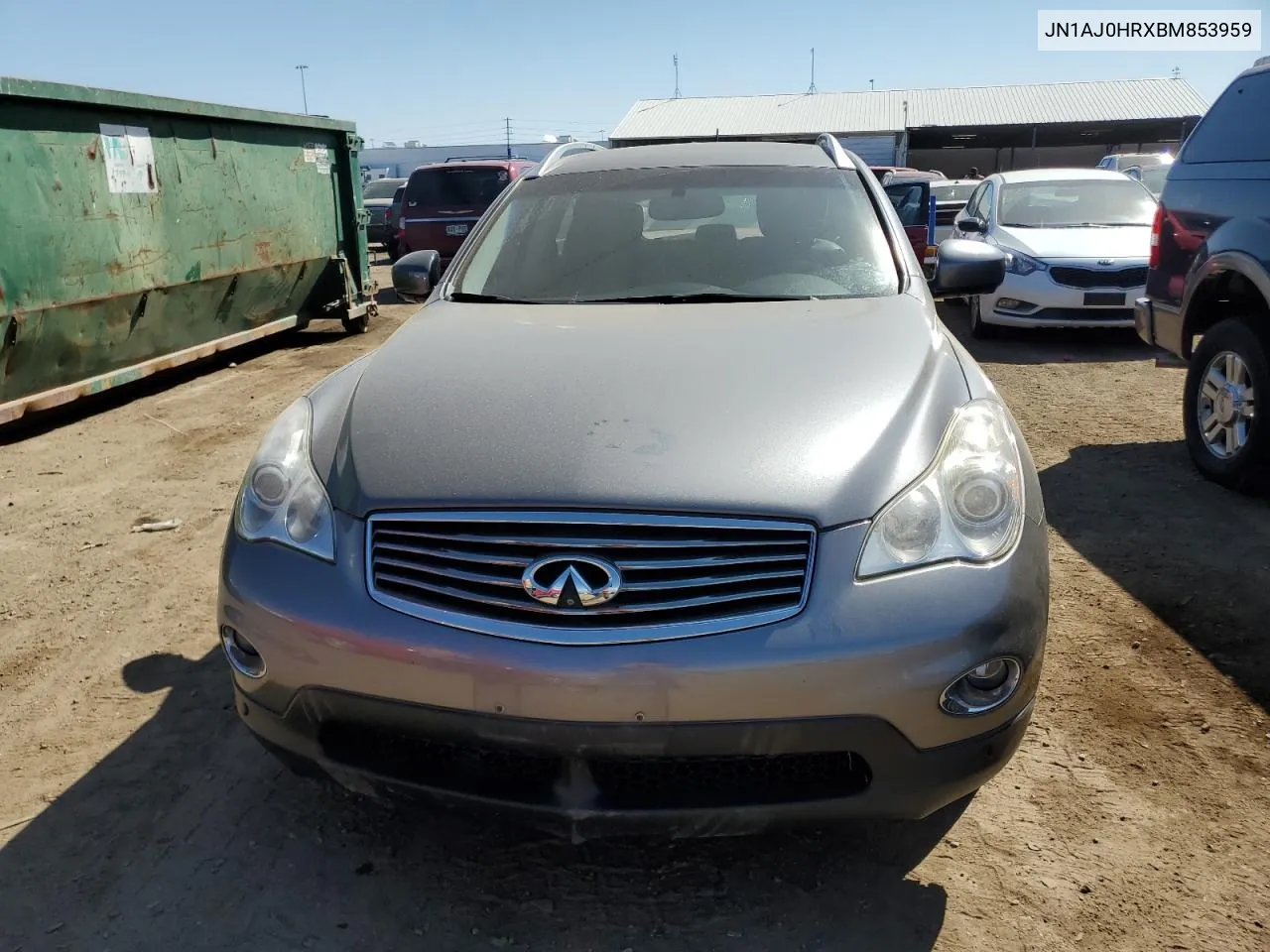 2011 Infiniti Ex35 Base VIN: JN1AJ0HRXBM853959 Lot: 68722944