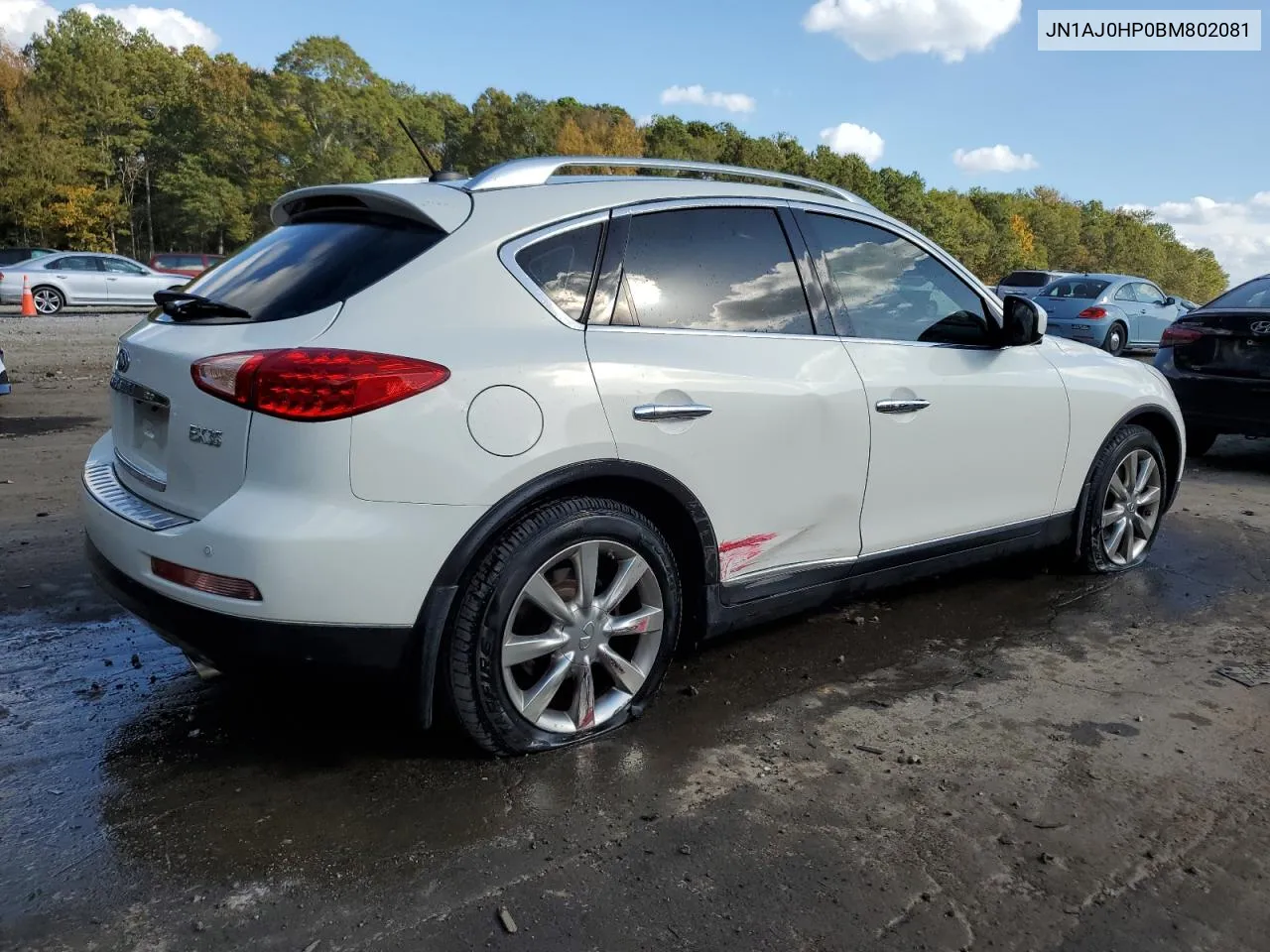 2011 Infiniti Ex35 Base VIN: JN1AJ0HP0BM802081 Lot: 78352024