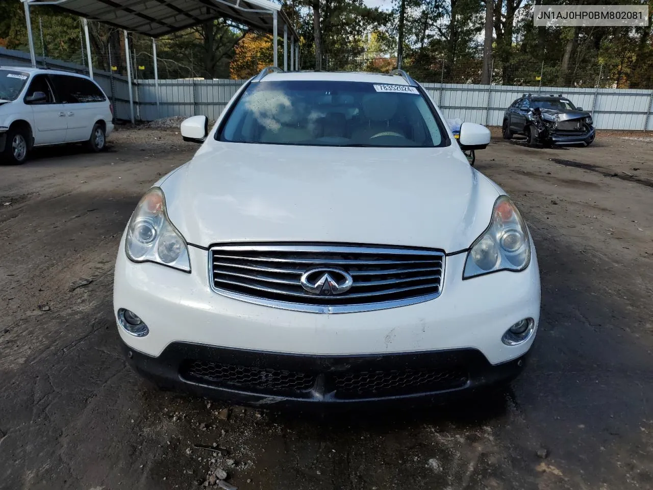 2011 Infiniti Ex35 Base VIN: JN1AJ0HP0BM802081 Lot: 78352024