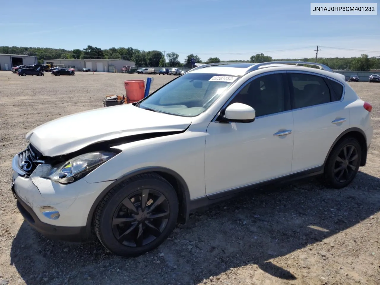 2012 Infiniti Ex35 Base VIN: JN1AJ0HP8CM401282 Lot: 58507434