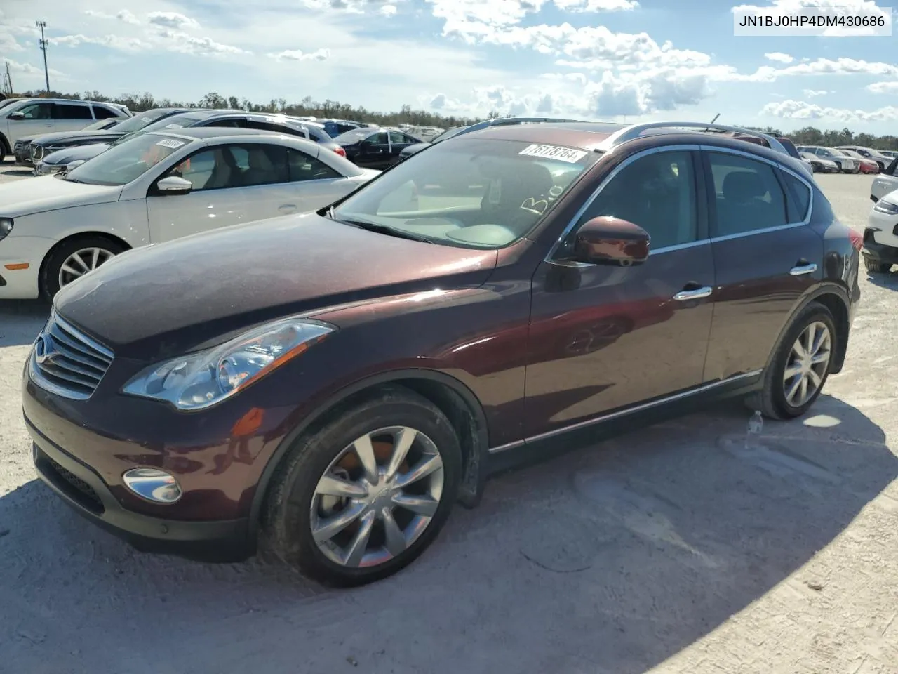 2013 Infiniti Ex37 Base VIN: JN1BJ0HP4DM430686 Lot: 76178764