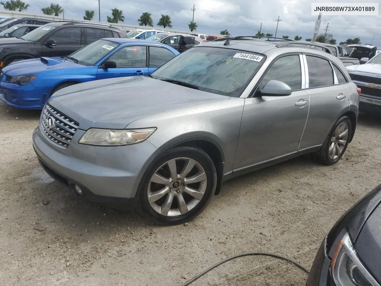 2003 Infiniti Fx45 VIN: JNRBS08W73X401889 Lot: 74441864