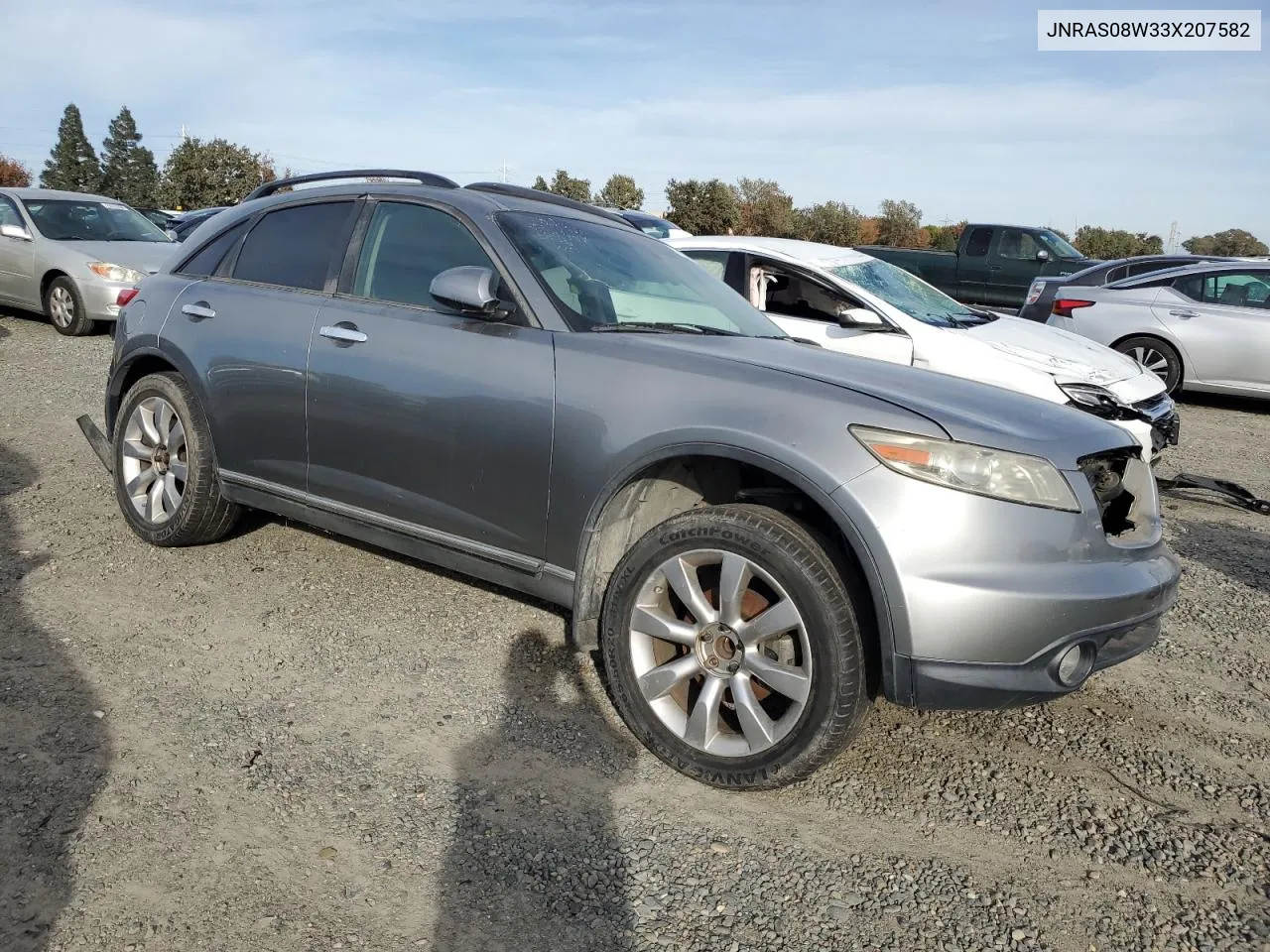 2003 Infiniti Fx35 VIN: JNRAS08W33X207582 Lot: 79546064