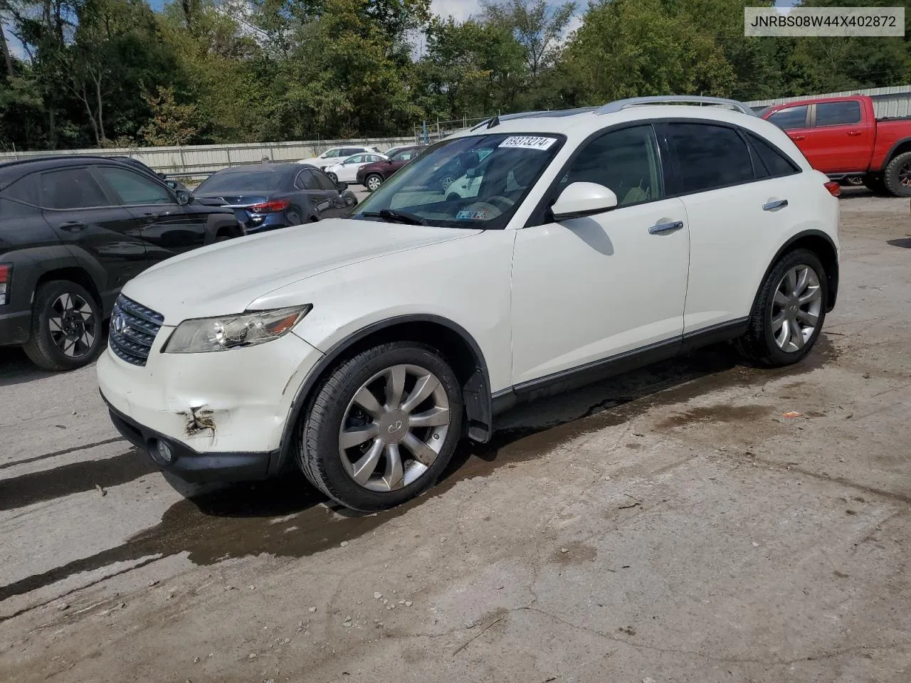 2004 Infiniti Fx45 VIN: JNRBS08W44X402872 Lot: 69373274