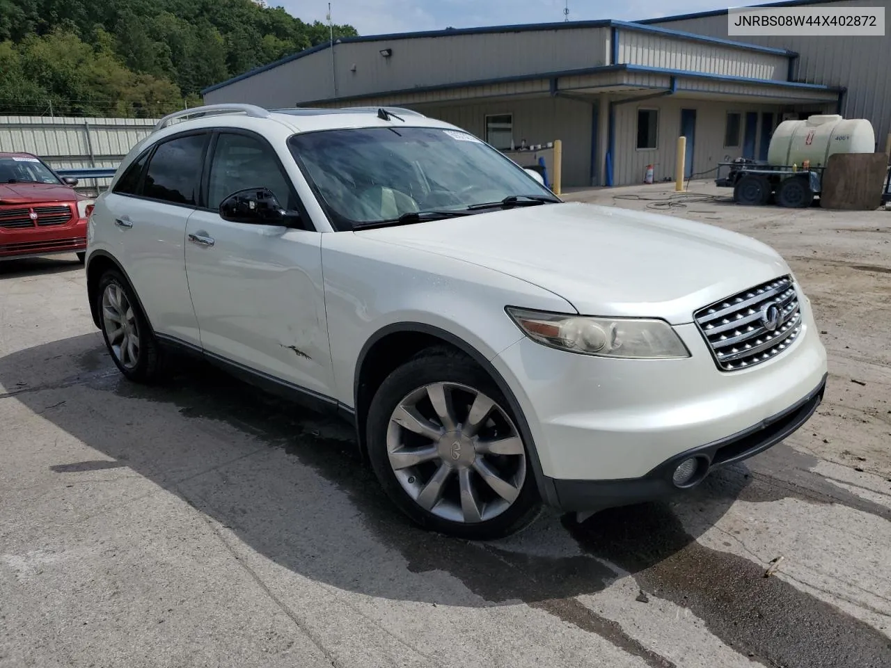 2004 Infiniti Fx45 VIN: JNRBS08W44X402872 Lot: 69373274