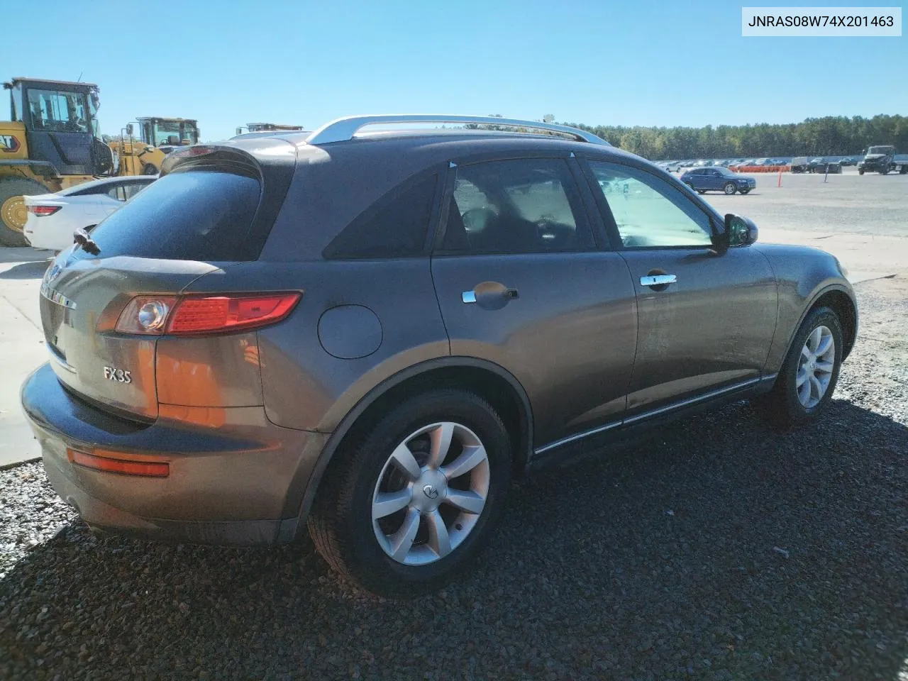 2004 Infiniti Fx35 VIN: JNRAS08W74X201463 Lot: 72980774