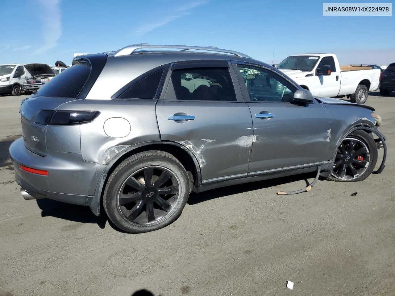 2004 Infiniti Fx35 VIN: JNRAS08W14X224978 Lot: 76172404