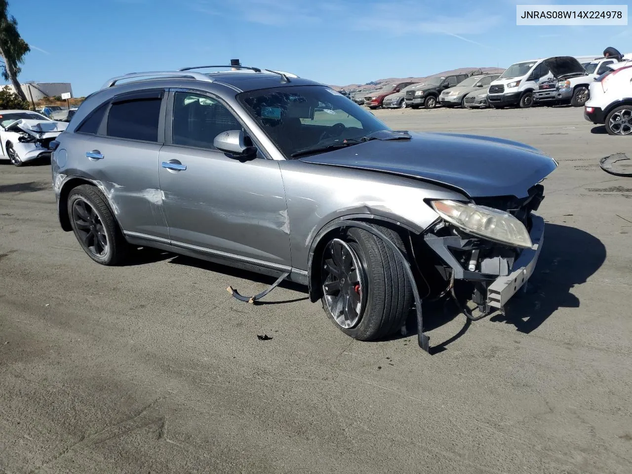 2004 Infiniti Fx35 VIN: JNRAS08W14X224978 Lot: 76172404