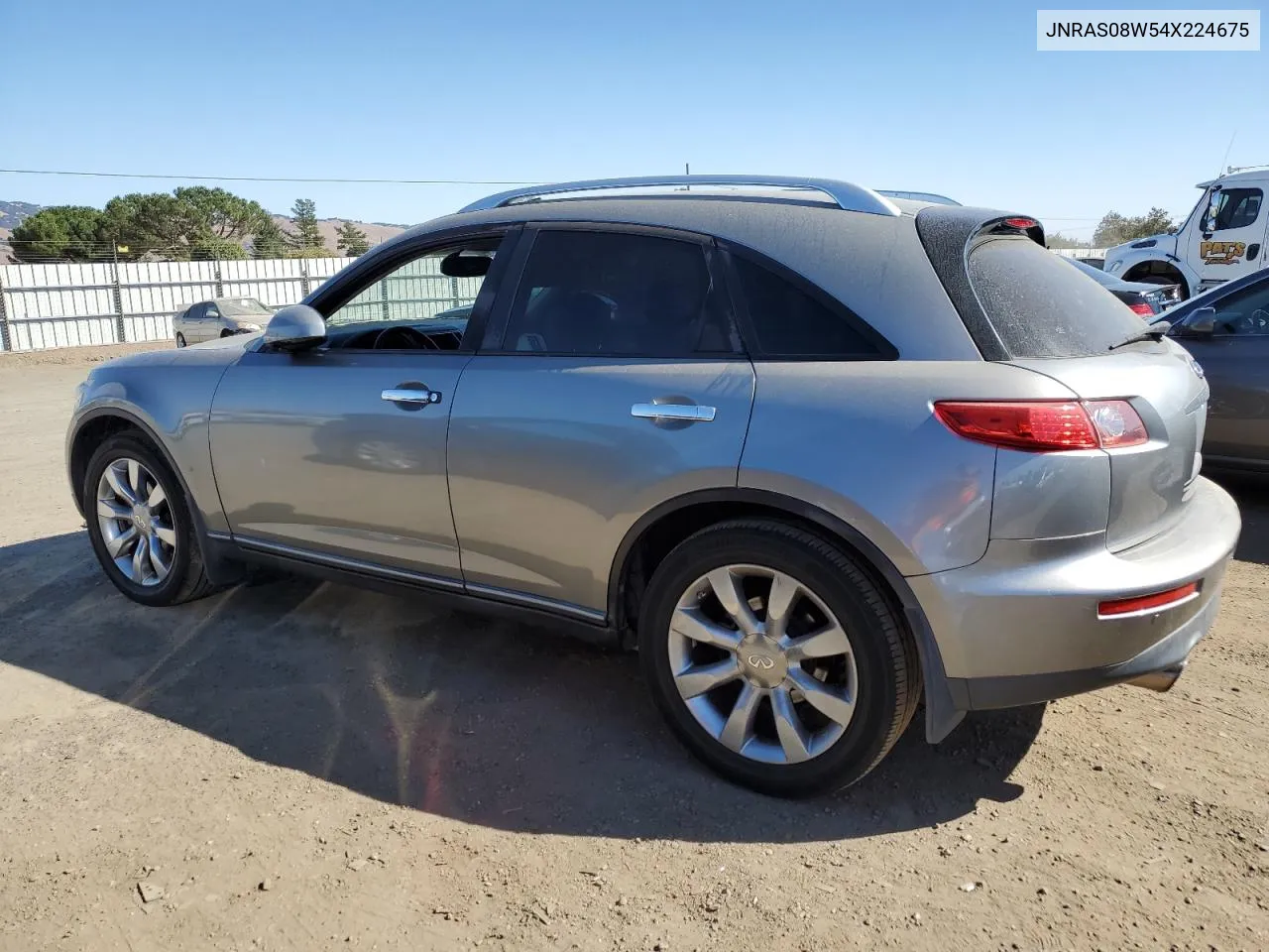 2004 Infiniti Fx35 VIN: JNRAS08W54X224675 Lot: 76744714